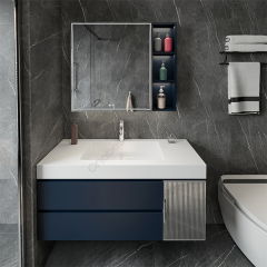 Home Decoration Faux Stone Toilet and Sink Combined Bathroom