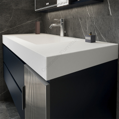 Home Decoration Faux Stone Toilet and Sink Combined Bathroom