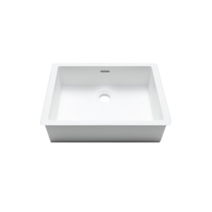 Wall Hung Hand Corian Wash Basin Sink for Bathroom