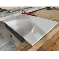 Custom Size Corian Public Bathroom Sink New Design Wash Basin