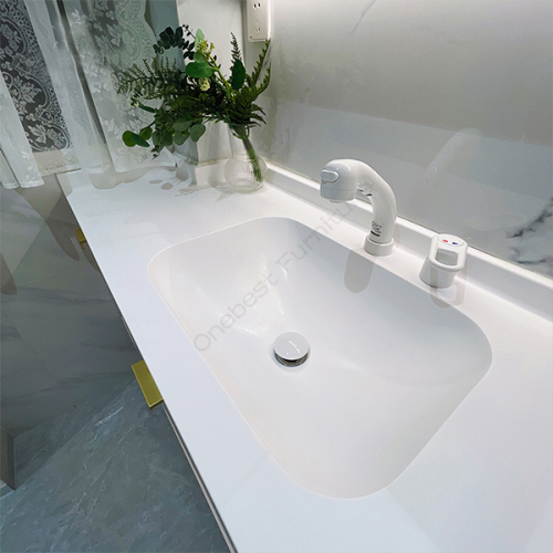Shop Mall Washing Basin White Bathroom Sink Organizer