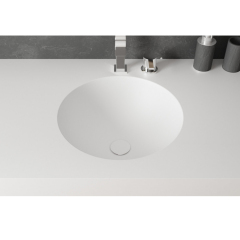 Rectangle Shape Oval Sink Art Basin Gold Wash Basin for Bathroom