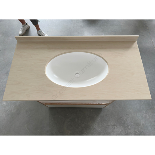 Mix Color Plywood Vanity Cabinet Bathroom Vanity and Sink