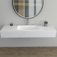 Wash Basin Sets China Rectangle Artificial Stone Basin Bathroom Sink