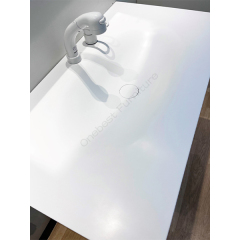 Wash Basin Sets China Rectangle Artificial Stone Basin Bathroom Sink