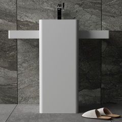 Stand Design Sanitary Ware Single Handle Hand Wash Basin Faucet