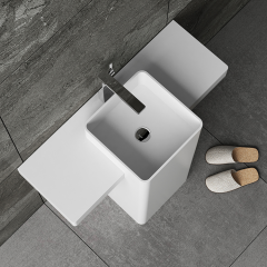Stand Design Sanitary Ware Single Handle Hand Wash Basin Faucet