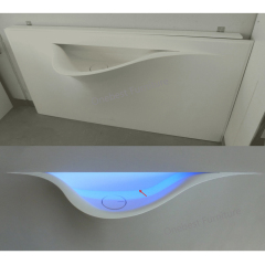 Antoniolupi Design LED Oval Sink Art Basin Gold Wash Basin for Bathroom