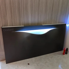 Black Color Vanity Hung Bathroom Sink for Bathroom With Single Hole