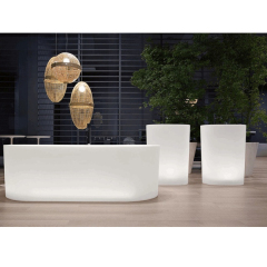 LG Solid Surface Stone Stand Washing Basin Night Club Bathroom Sinks