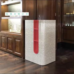 Seattle Design Reception Desk Dimension One Person Modern Service Counter
