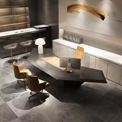 Russia Royal Design Modern Style Computer Desk Boss Desk Office Desk