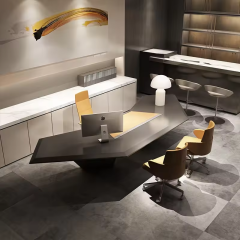 Russia Royal Design Modern Style Computer Desk Boss Desk Office Desk