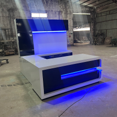 Led Side Table Modern Home Foot Rest Under Desk for Office Use