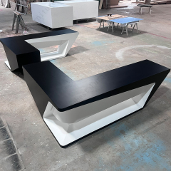 Iceland Design Executive Office Desk L Shape Game Office Table
