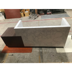 Gym Marble Reception Desk HPL Reception Desk for Hotel