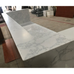 Gym Marble Reception Desk HPL Reception Desk for Hotel