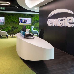 Reception Desk Beauty Salon Modern Front Counters in Switzerland