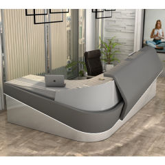 Information Counter Airport Reception Desk for Interior Concept