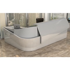 Information Counter Airport Reception Desk for Interior Concept