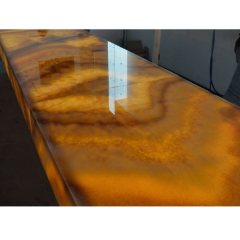 Brazil Onyx Stone Night Club Bar Counters Indoor Bar Interior Design