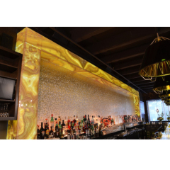 Brazil Onyx Stone Night Club Bar Counters Indoor Bar Interior Design