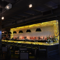 Brazil Onyx Stone Night Club Bar Counters Indoor Bar Interior Design