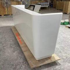 Dallas Reception Desk Design Warm White LED Reception Counters