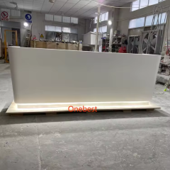 Dallas Reception Desk Design Warm White LED Reception Counters
