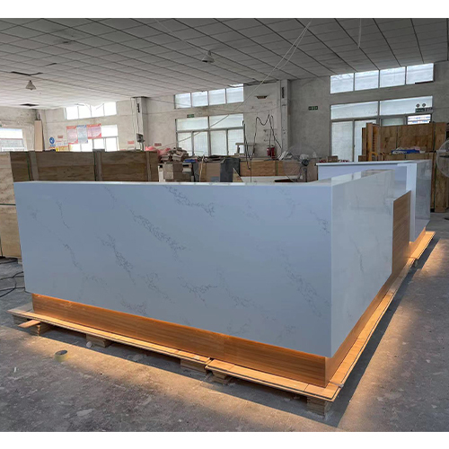 Phoenix Design U Shape Reception Counter Design with Warm White LED