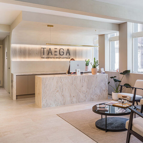 Apple Store Corian Solid Surface Standing Reception Desk Project