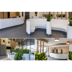 Front Counter Sport Center Reception Desk Modern Design Reception Table