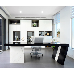 Portland Apartment Korean Design Executive Office Desk Table Chairs
