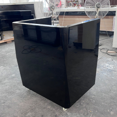LED Movable Reception Desk Mini Size Information Counter with Wheels
