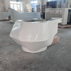 3 Feet Reception Desk Counter LED Furniture Counters for Hair Salon