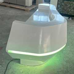 3 Feet Reception Desk Counter LED Furniture Counters for Hair Salon