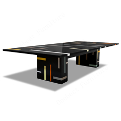 Unique Rectangle Negotiate Training Office Conference Table
