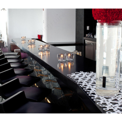 Modern Black Large Size Resort Hotel Restaurant Bar Counter