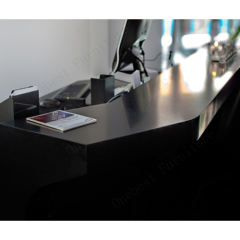 Modern Black Large Size Resort Hotel Restaurant Bar Counter