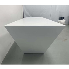 Himacs Solid Surface Executive Office Desk with Under Drawers