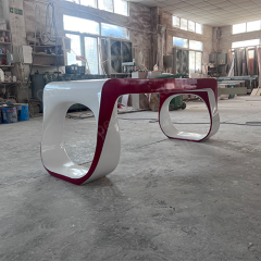 Ladies Fashion Beauty Salon Office Desk Modern Medical Beauty Consulting Table