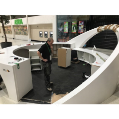 New Furniture Corian Recording Studio Reception Desk Shop Mall Counter