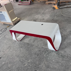 Ladies Fashion Beauty Salon Office Desk Modern Medical Beauty Consulting Table