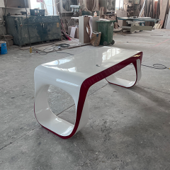 Ladies Fashion Beauty Salon Office Desk Modern Medical Beauty Consulting Table