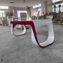 Ladies Fashion Beauty Salon Office Desk Modern Medical Beauty Consulting Table