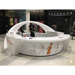 New Furniture Corian Recording Studio Reception Desk Shop Mall Counter