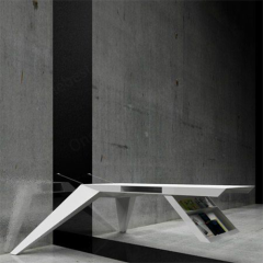 Free Installation Table Pure Acrylic Solid Surface Office Book Desk