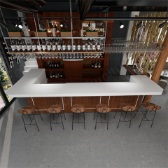 Most Popular Modern Design Hotel Club U Shaped Bar Counter Table