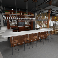 Most Popular Modern Design Hotel Club U Shaped Bar Counter Table