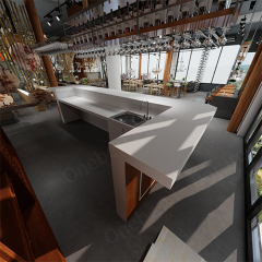 Most Popular Modern Design Hotel Club U Shaped Bar Counter Table
